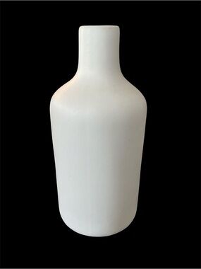 West Elm Matte White Sculptural Ceramic Vase